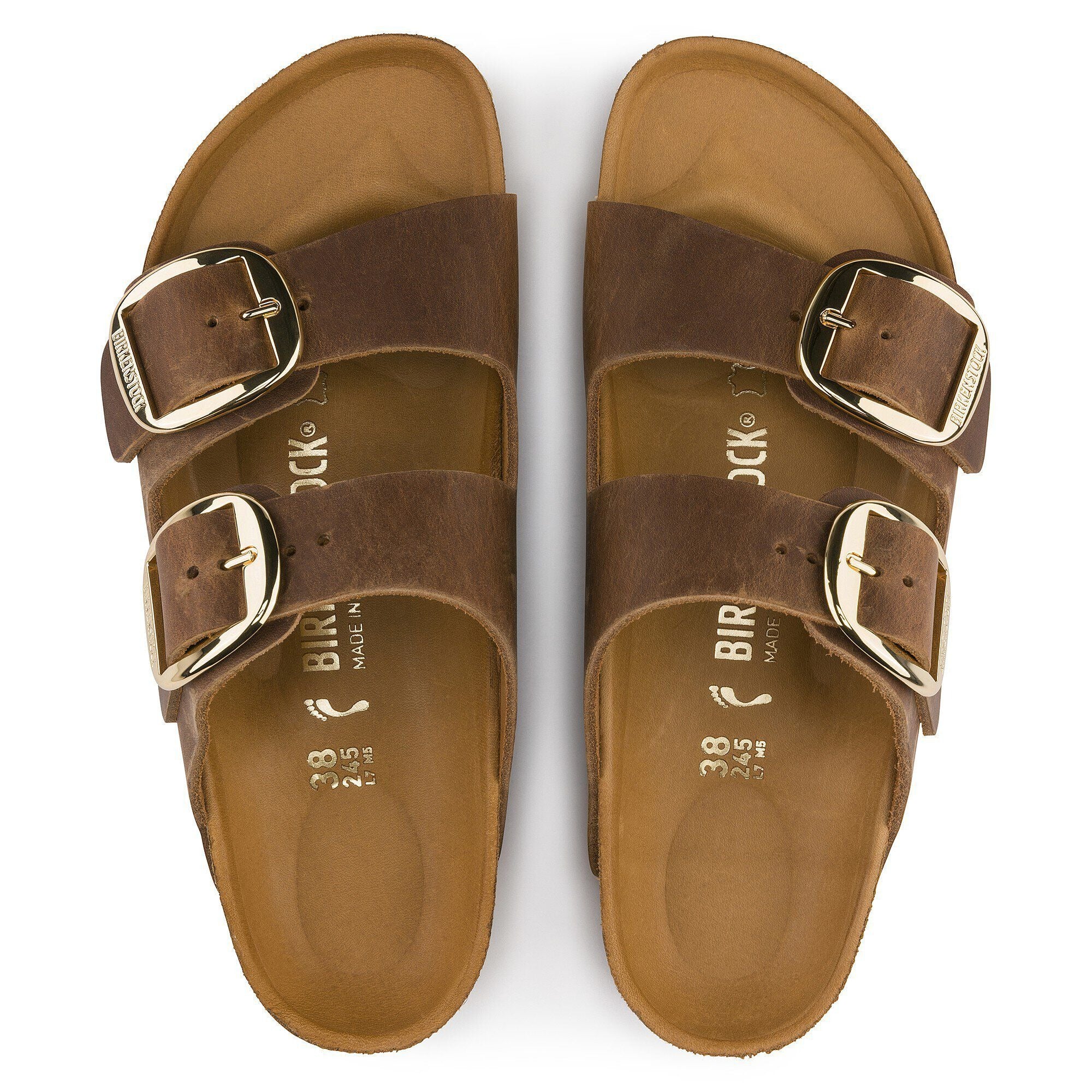 Arizona Big Buckle | Oiled Leather | Cognac - Image 5
