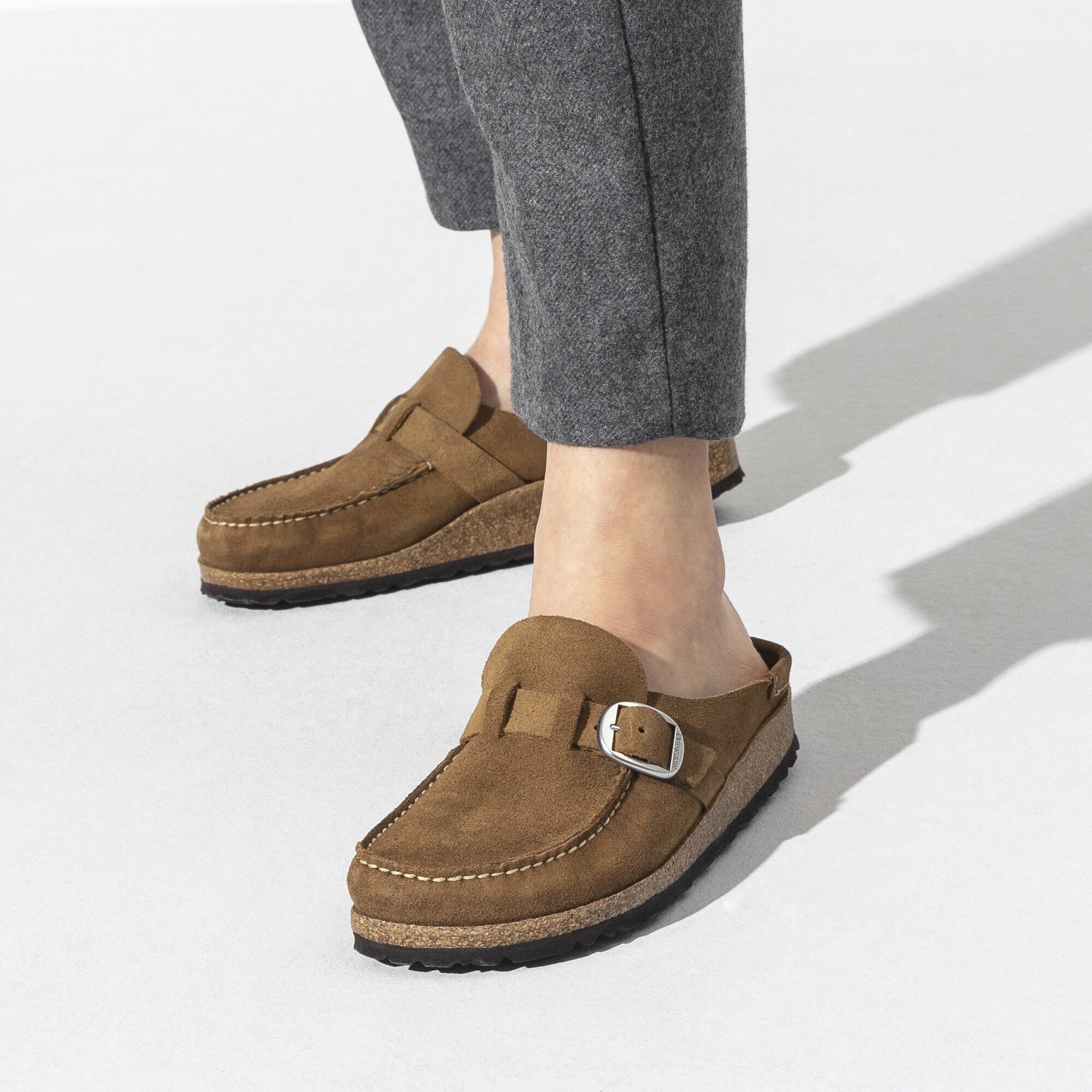 Buckley Ring Buckle | Suede | Tea - Image 2