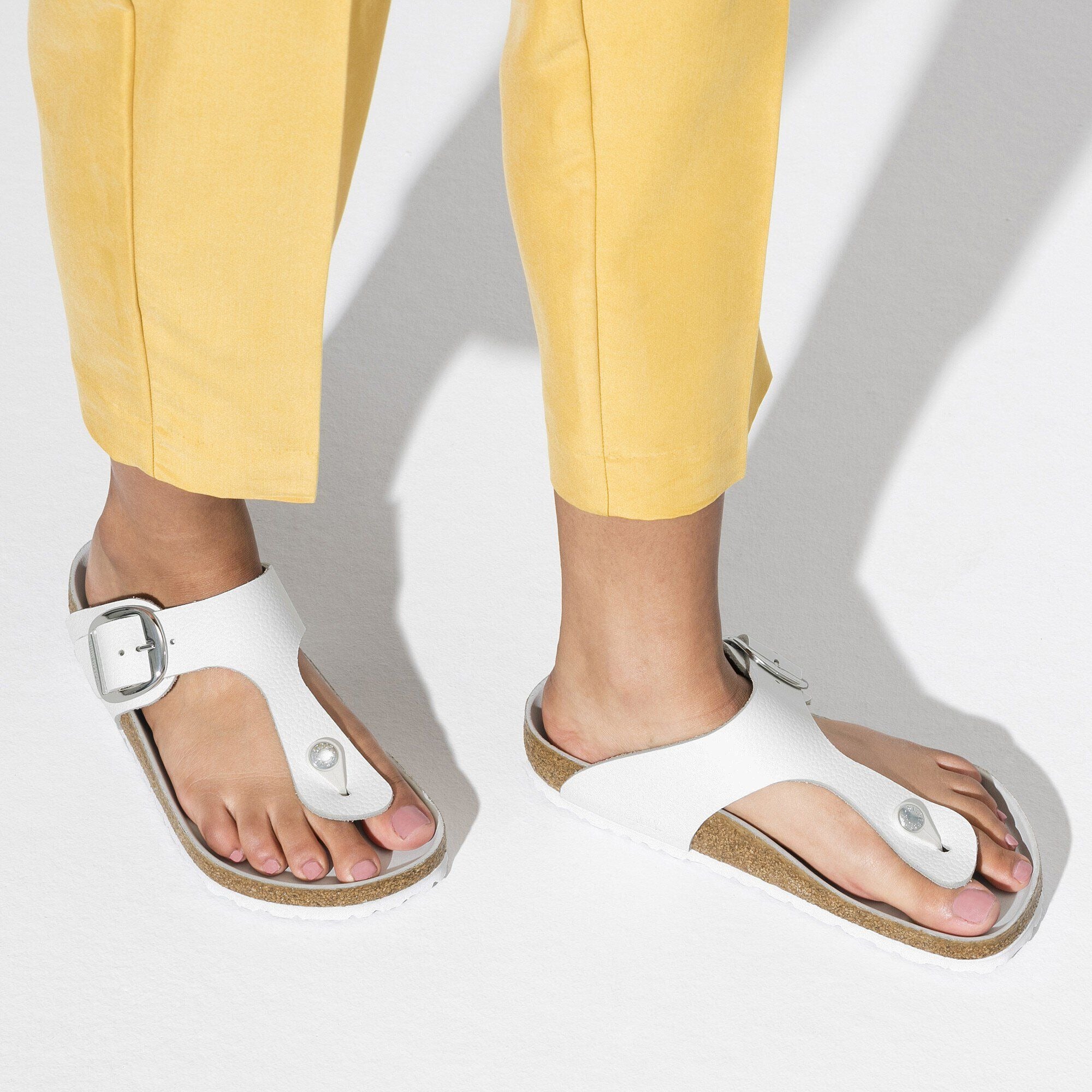 Gizeh Big Buckle | Leather | White - Image 2