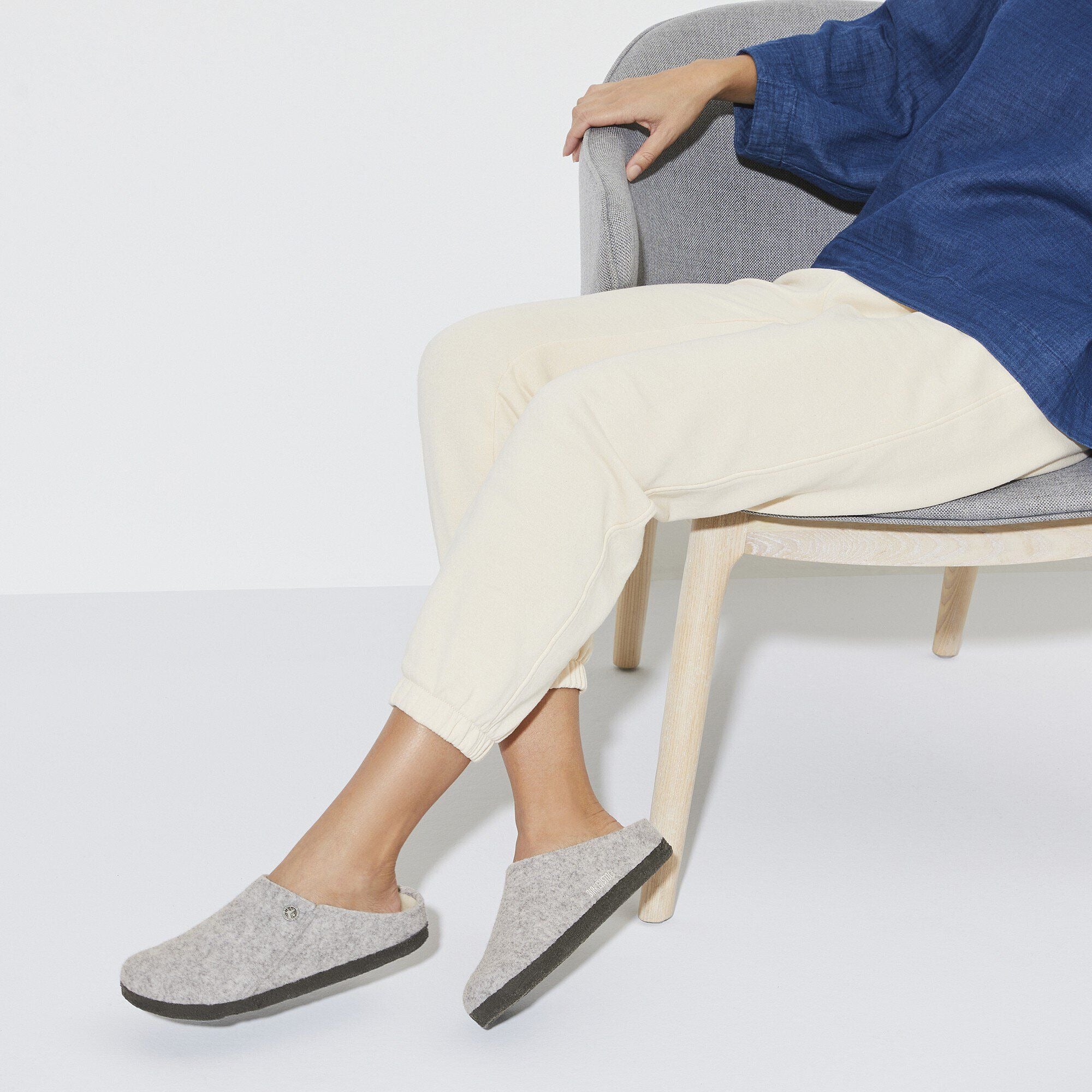 Zermatt Shearling | Wool/Felt | Light Gray - Image 2