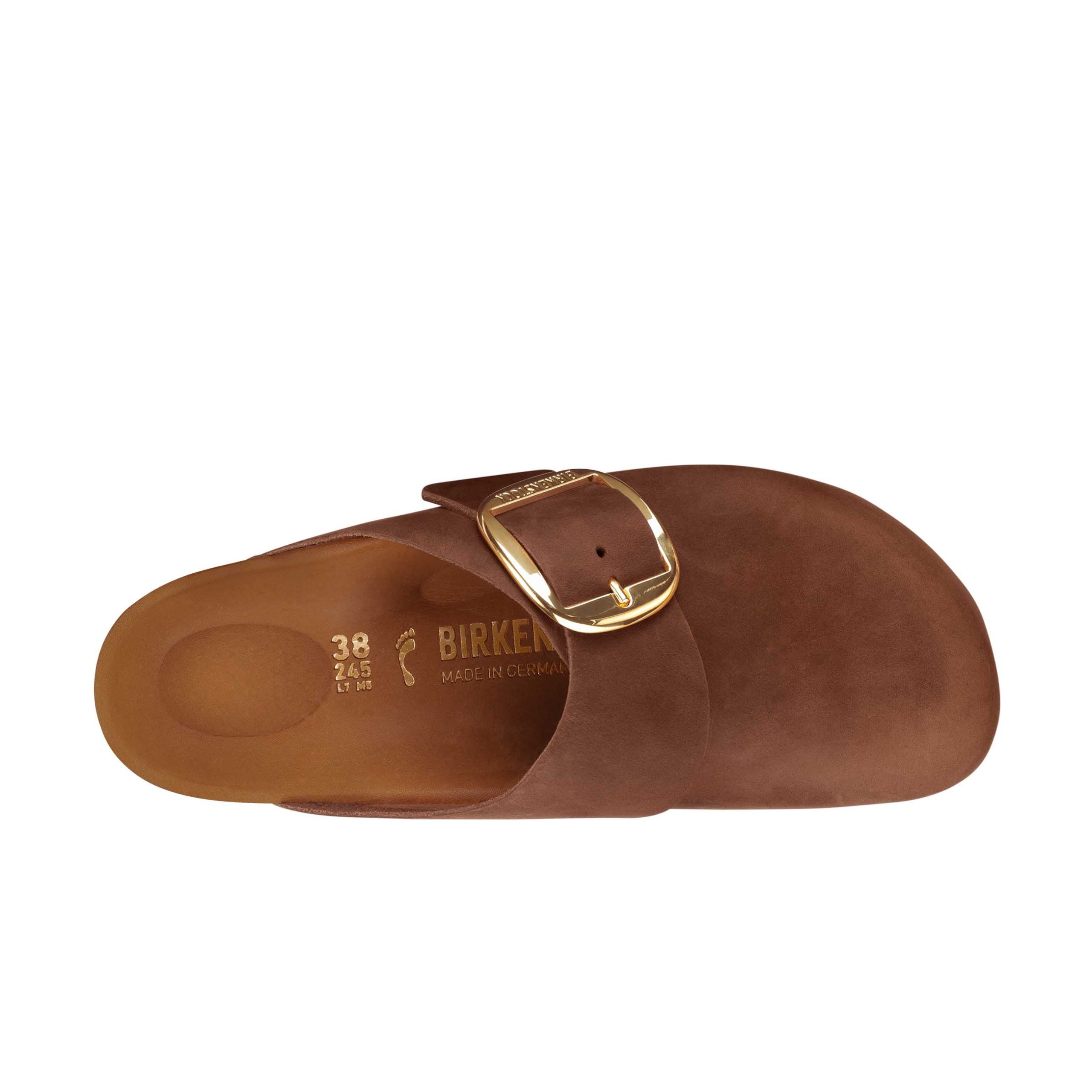 Basel Big Buckle Cognac Natural Leather - Image 3