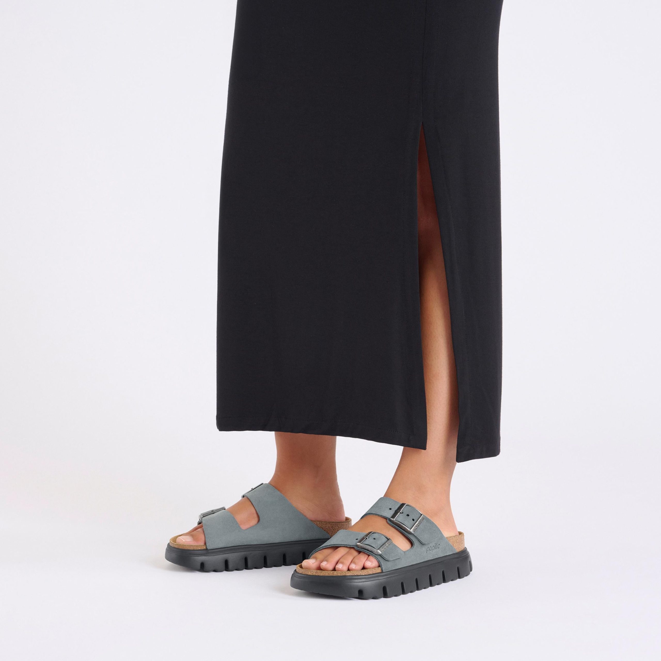 Arizona Chunky Basalt Grey Suede Leather - Image 4