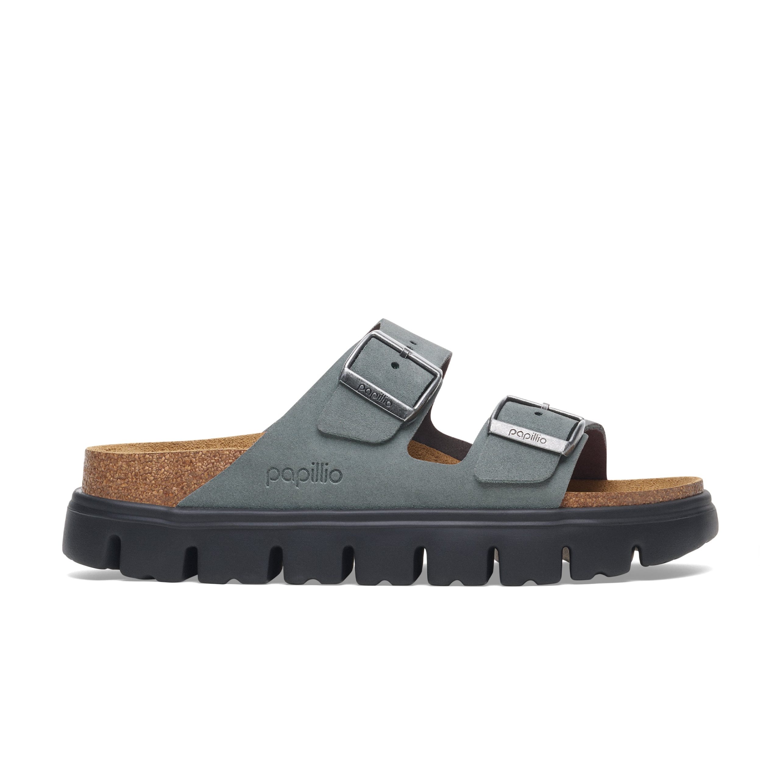 Arizona Chunky Basalt Grey Suede Leather - Image 2