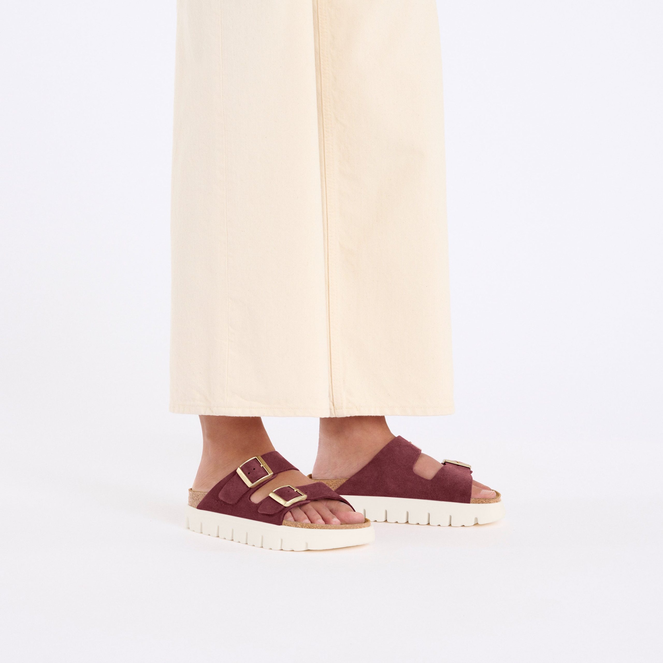Arizona Chunky Berry Crush Suede Leather - Image 4