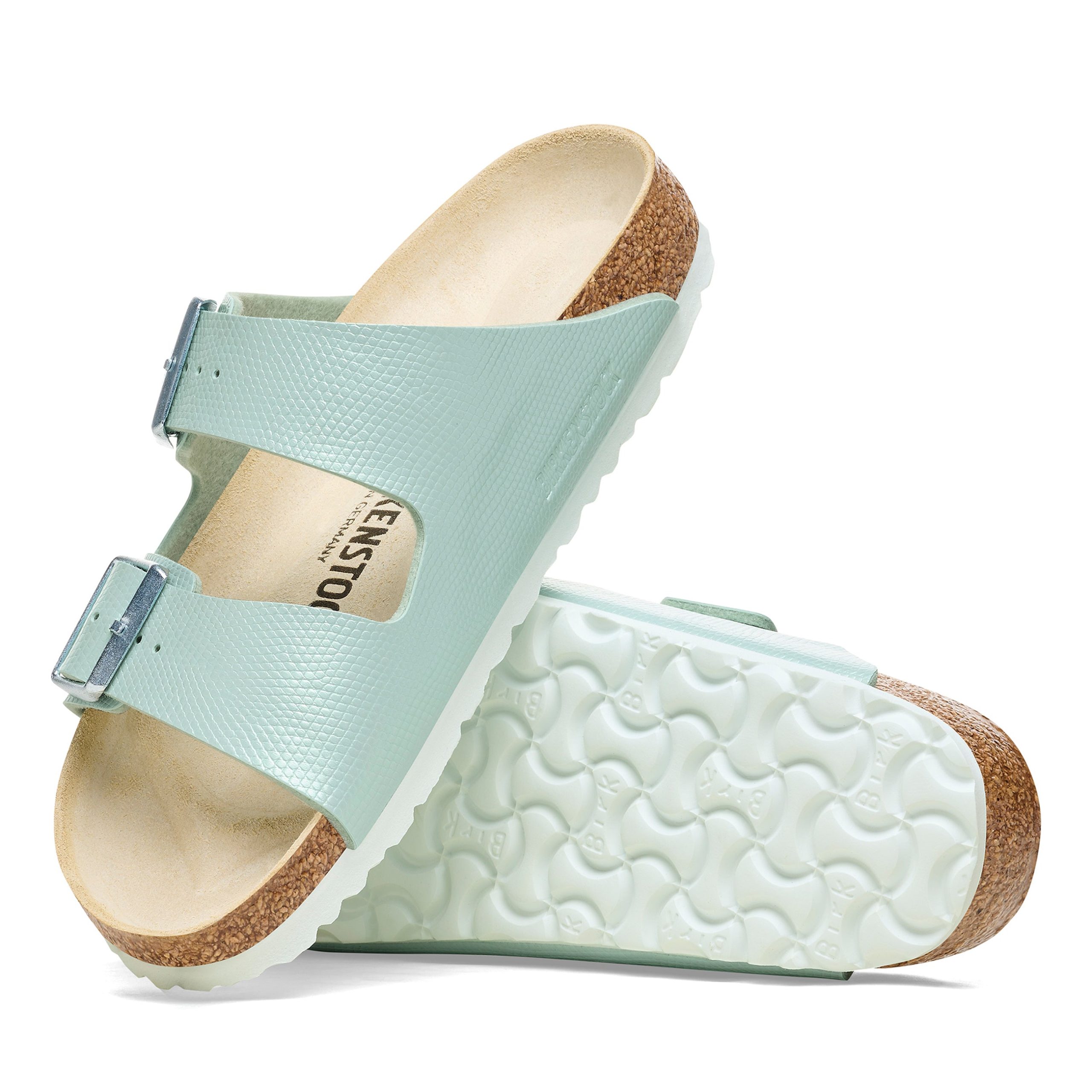 Arizona Shiny Embossed Surf Green Embossed Birko-Flor - Image 4
