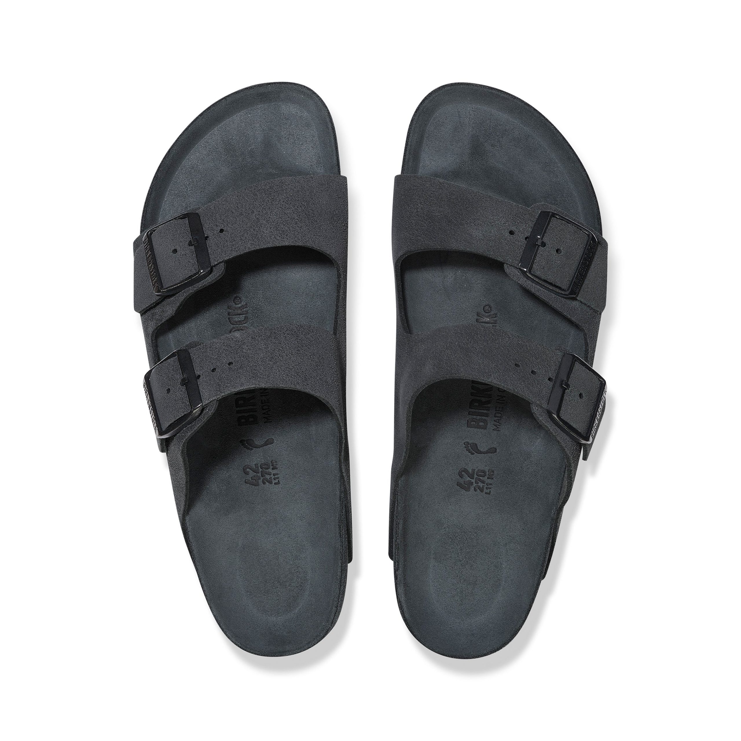 Arizona Exquisite Charcoal Suede Leather - Image 3