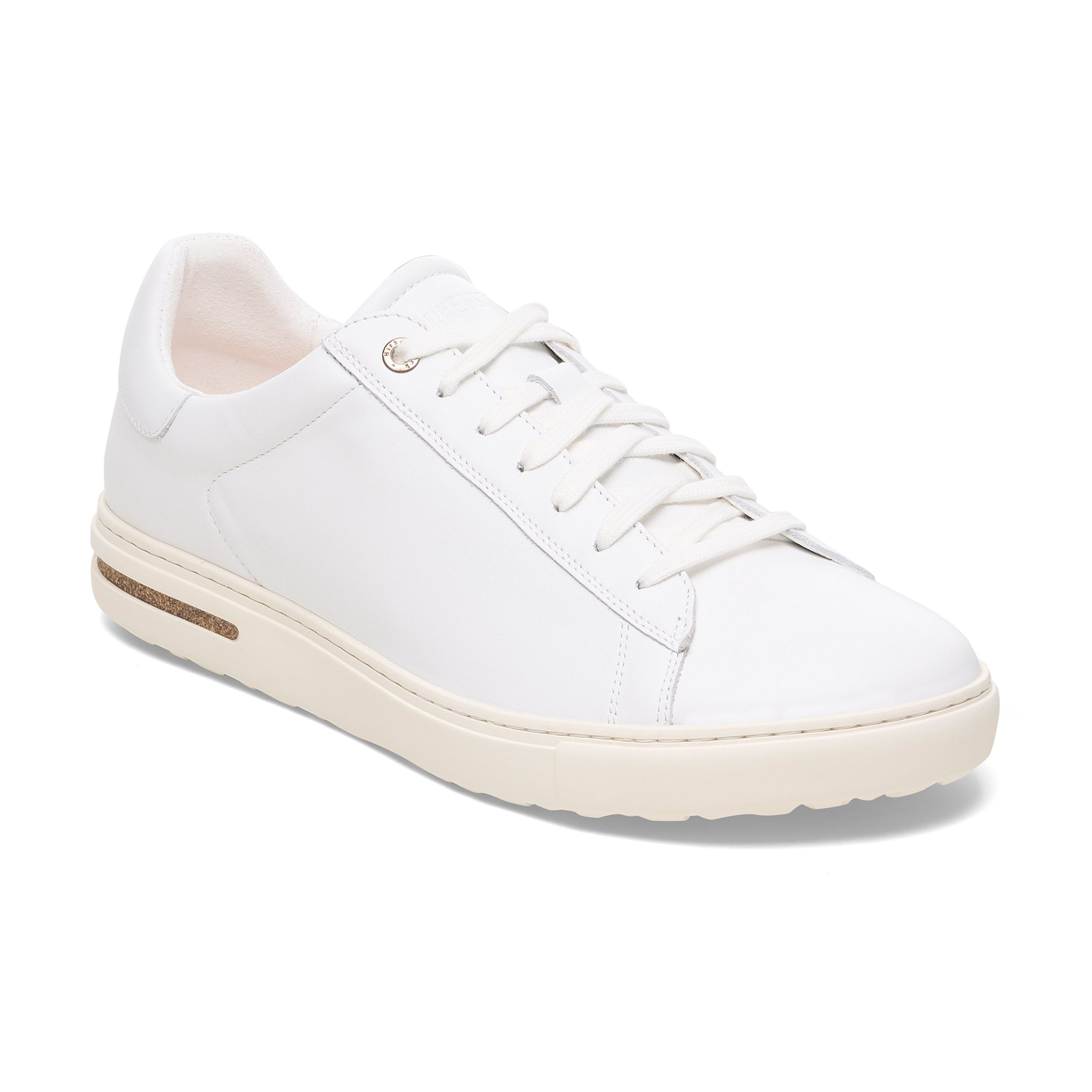 Bend Low White Smooth Leather