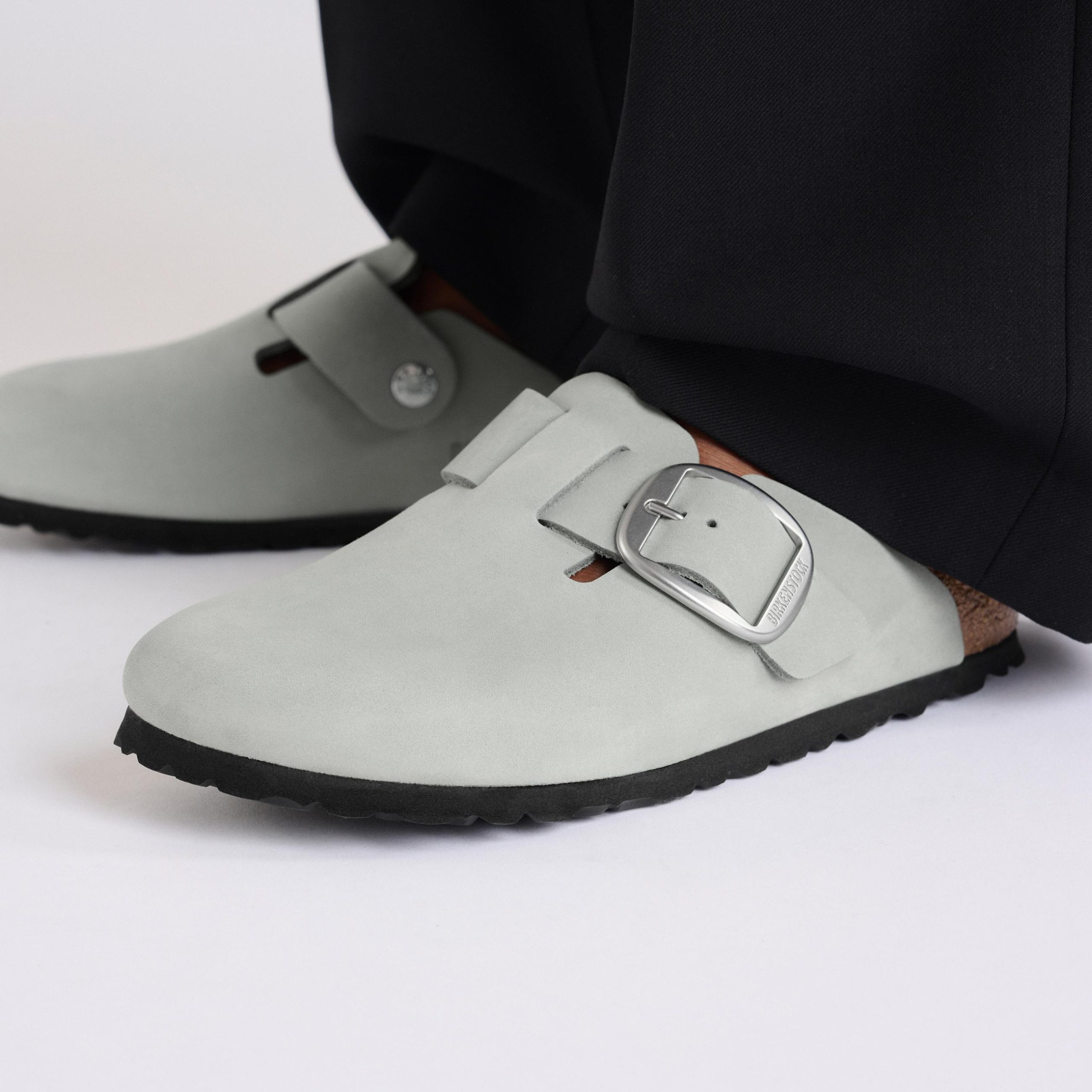 Boston Big Buckle Pure Sage Nubuck Leather - Image 5