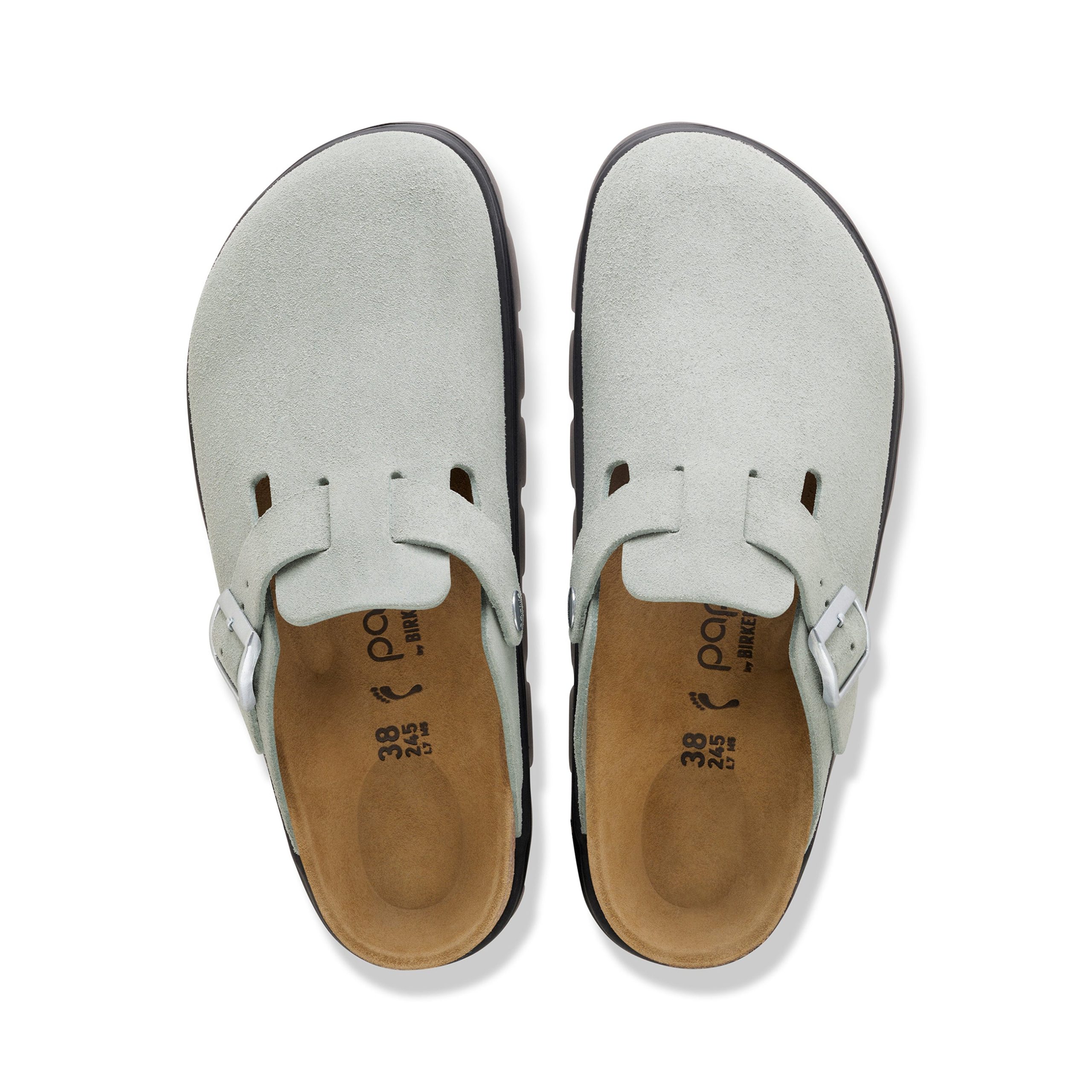 Boston Chunky Pure Sage Suede Leather - Image 3