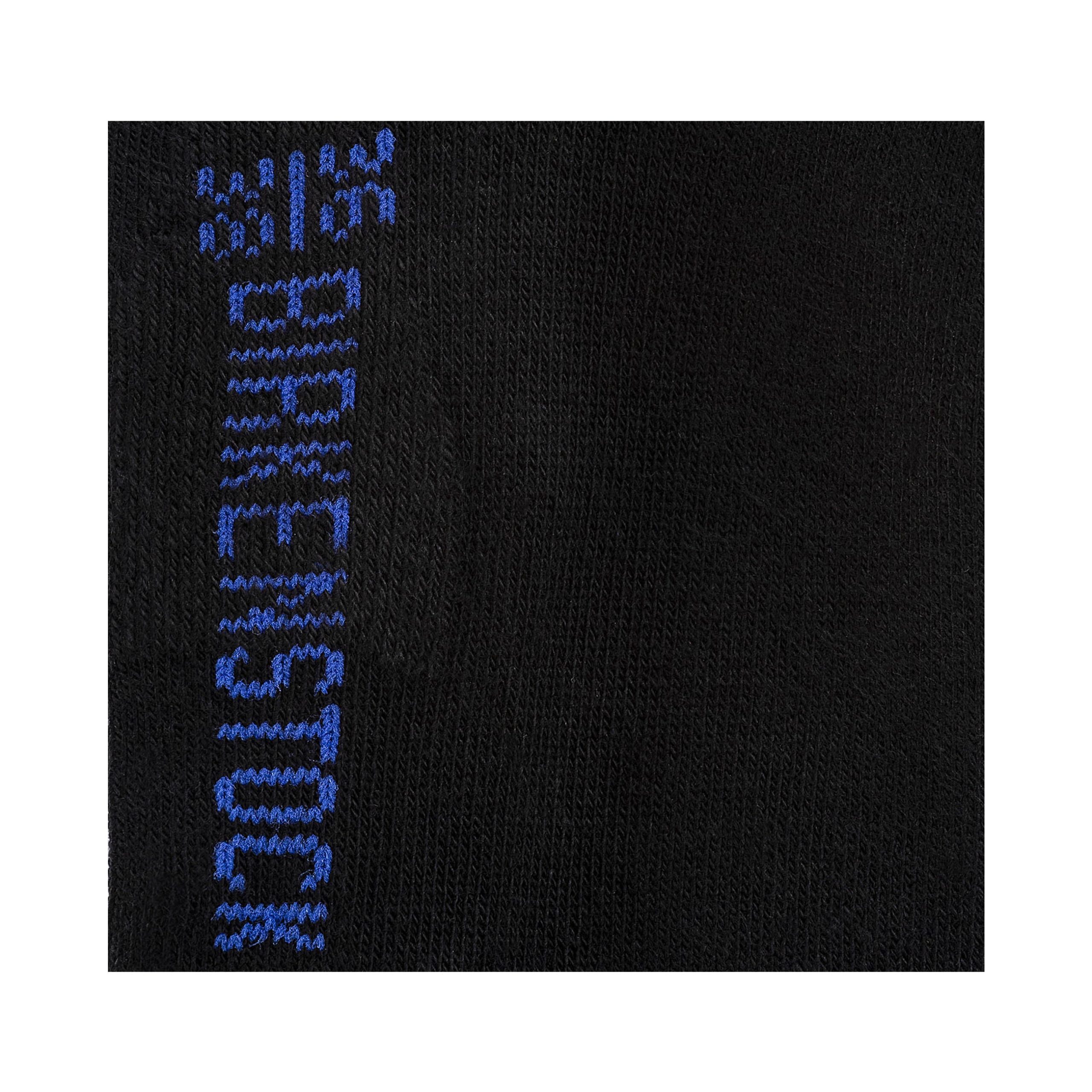 Cotton Sole Sneaker Socks Womens 2-Pack Black - Image 2