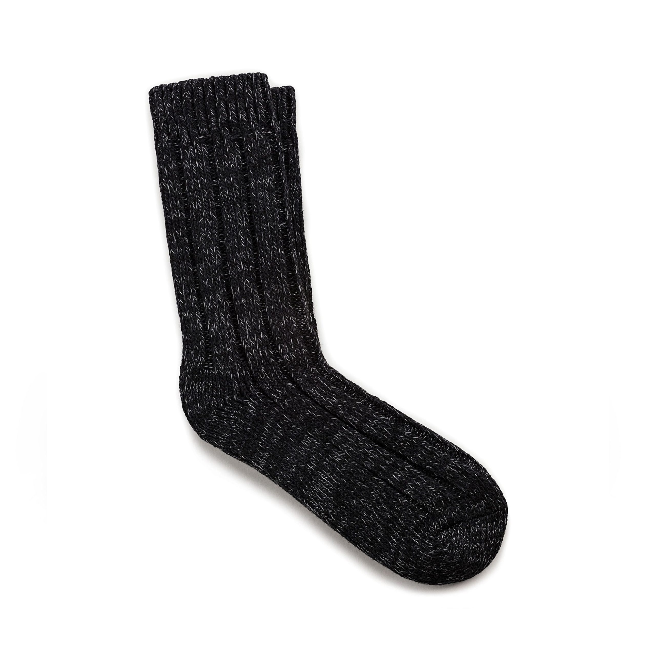 Cotton Twist Womens Socks Black - Image 3