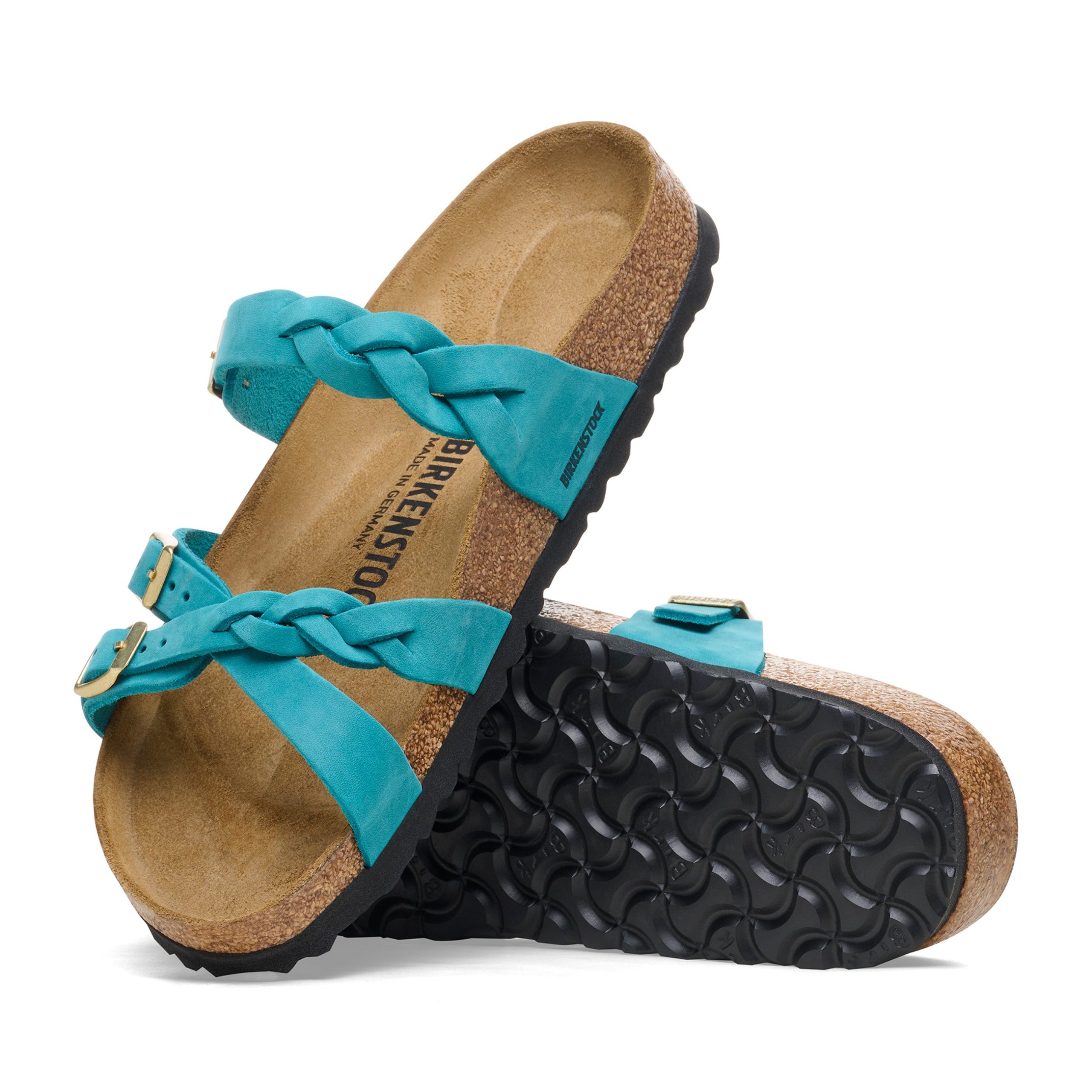 Franca Braided Biscay Bay Oiled Leather - Image 3