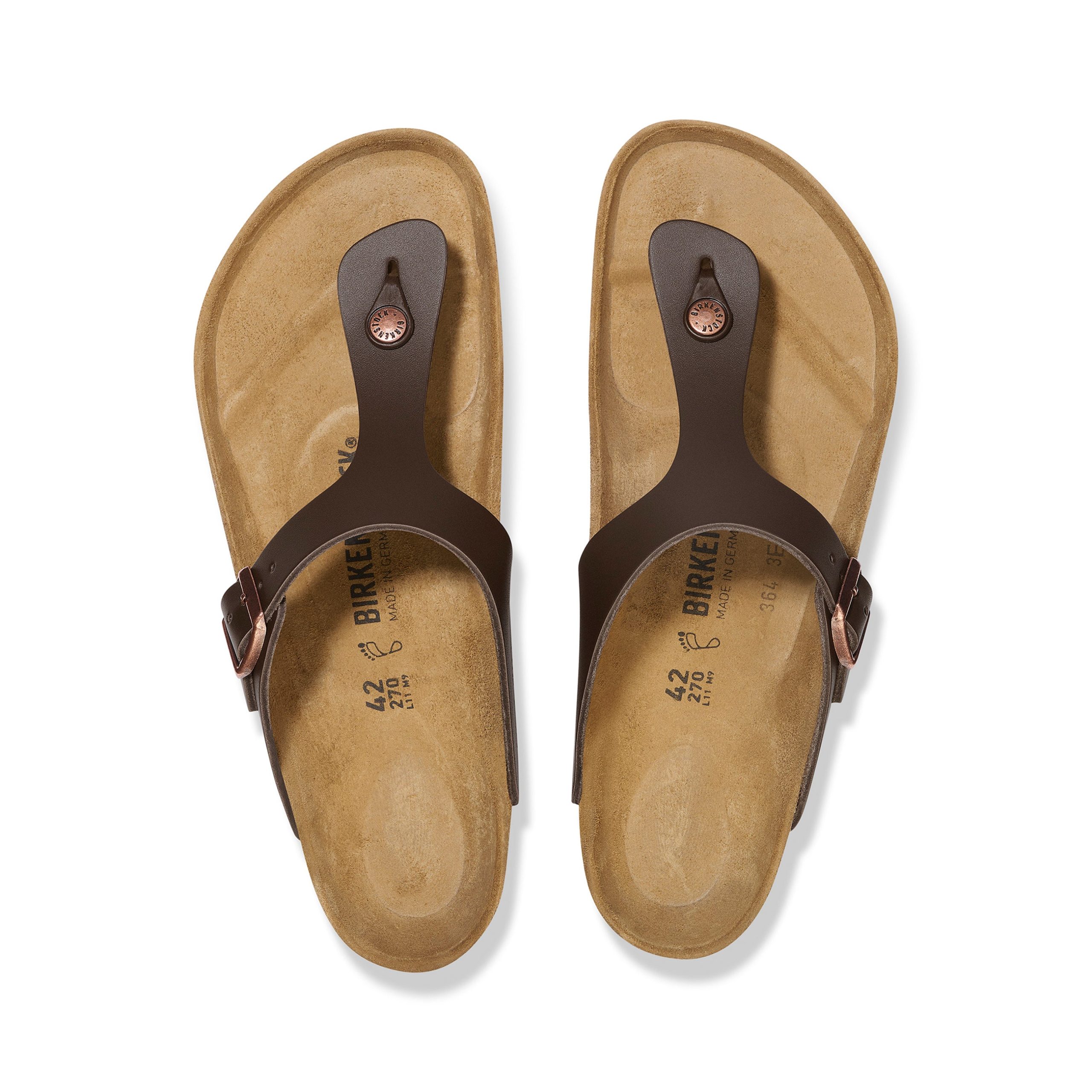 Gizeh Dark Brown Smooth Leather - Image 3