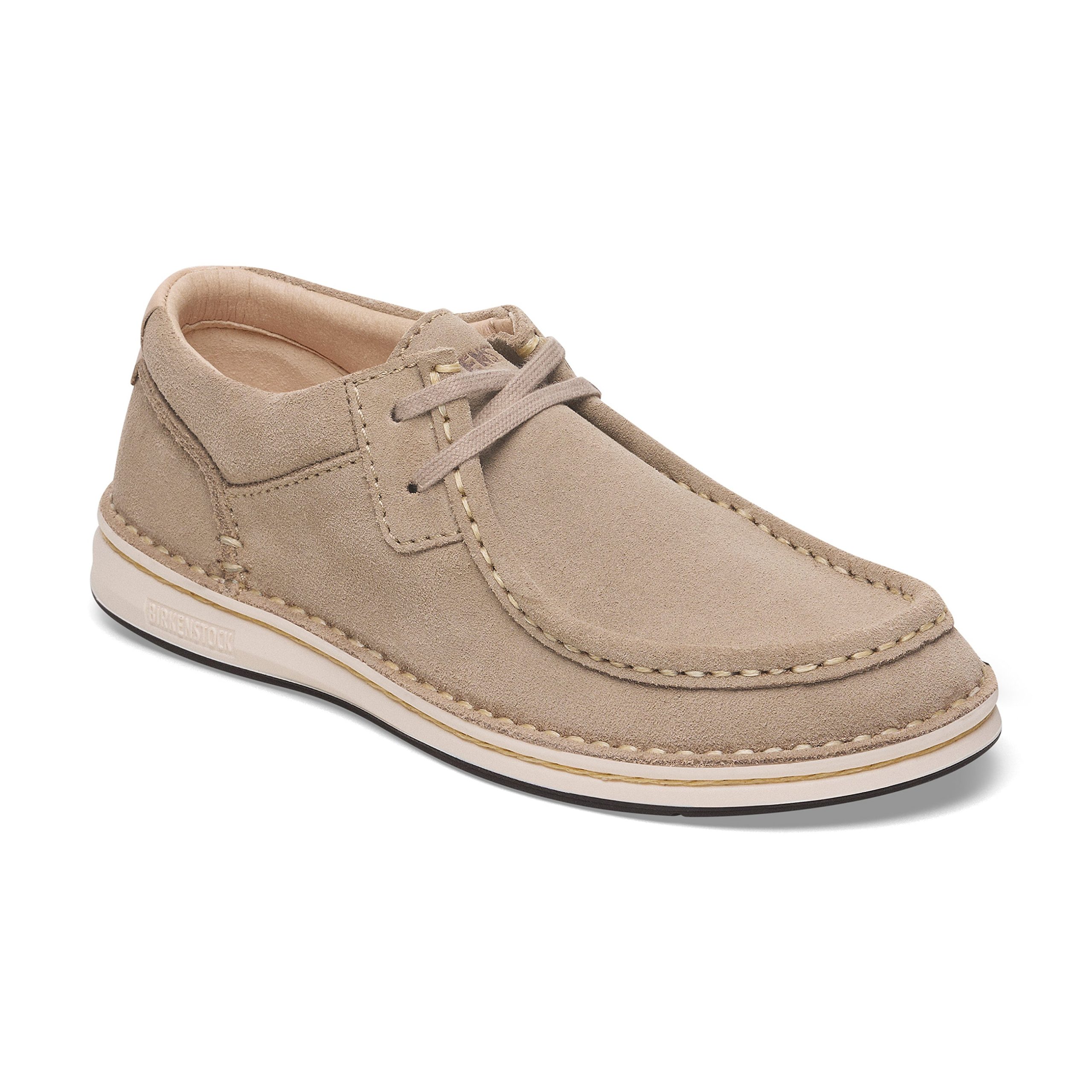 Pasadena Taupe Suede Leather