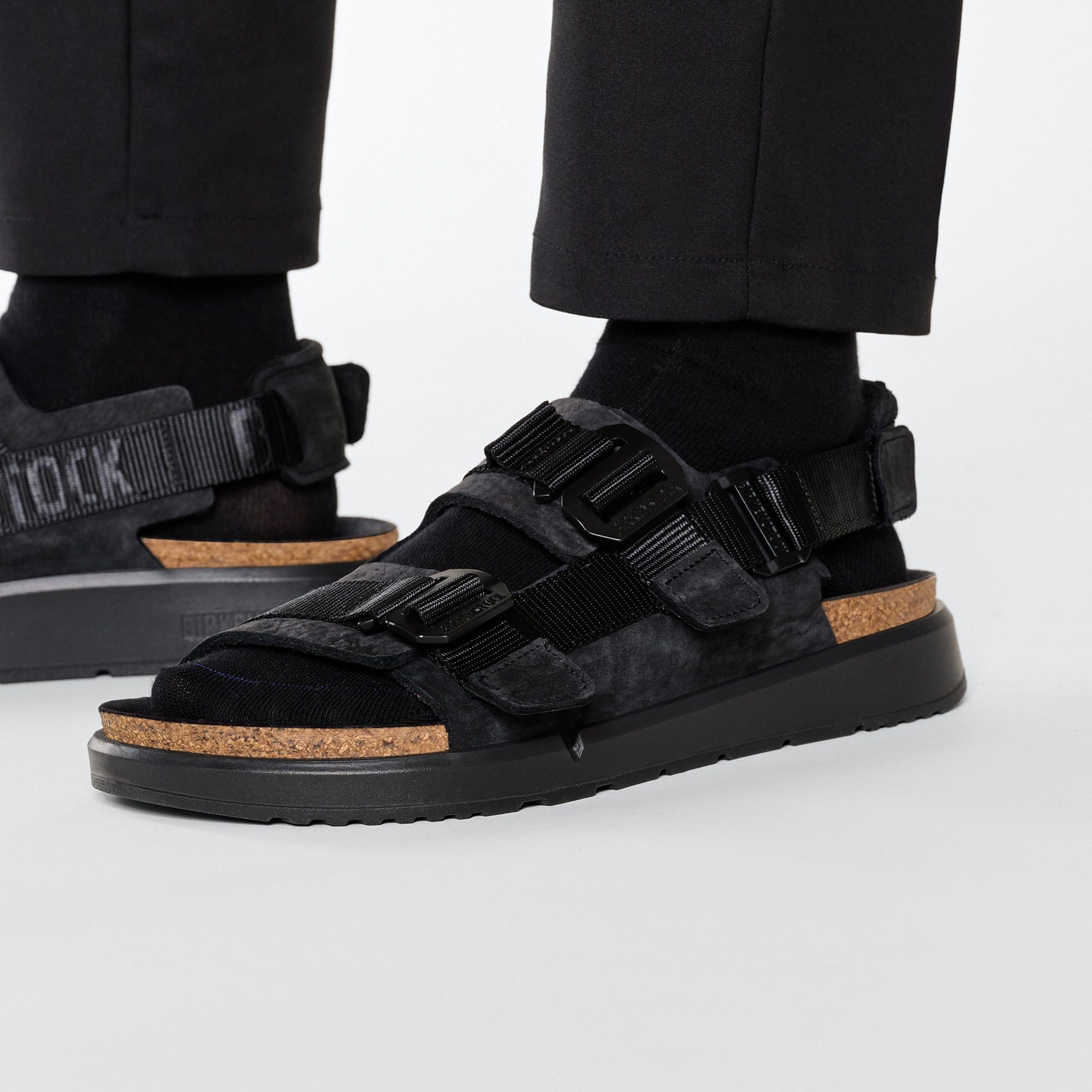 Shinjuku Black Nubuck Leather/Textile - Image 6