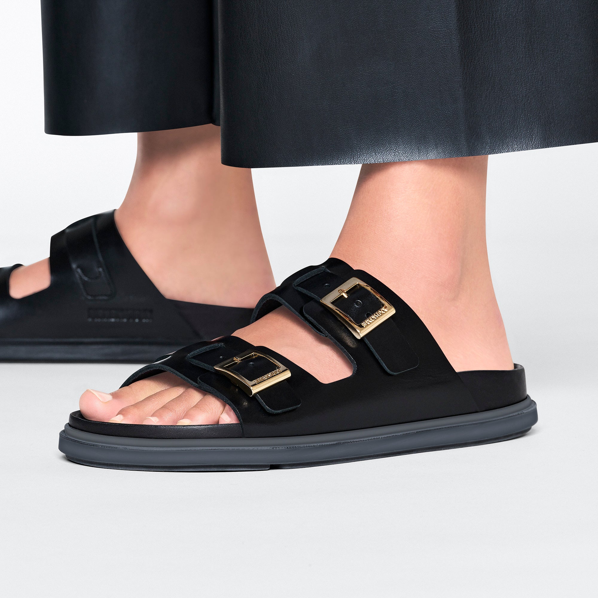 St Barths Black Natural Leather - Image 6