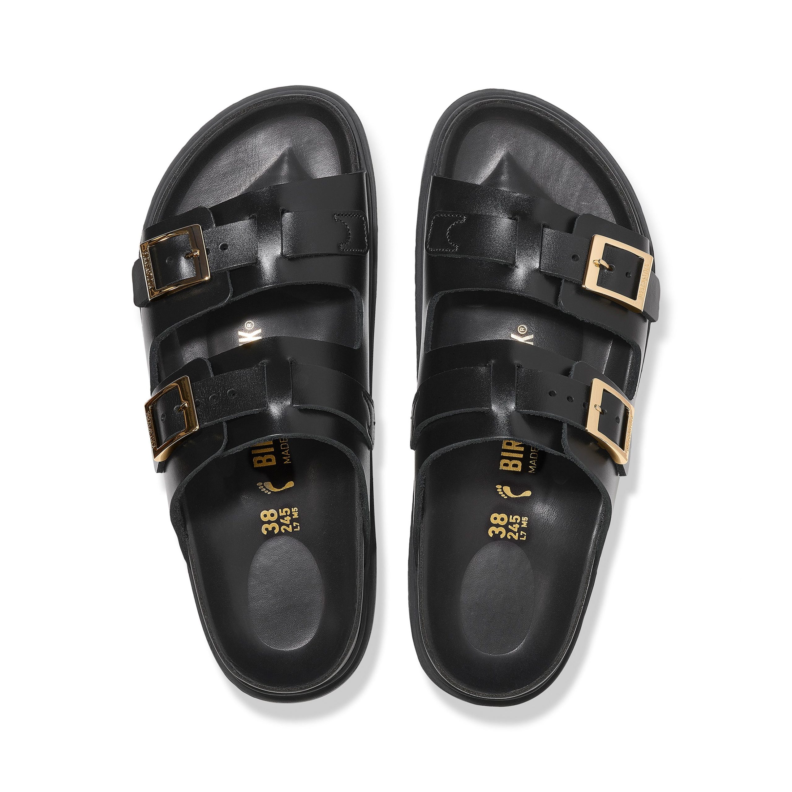 St Barths Black Natural Leather - Image 3