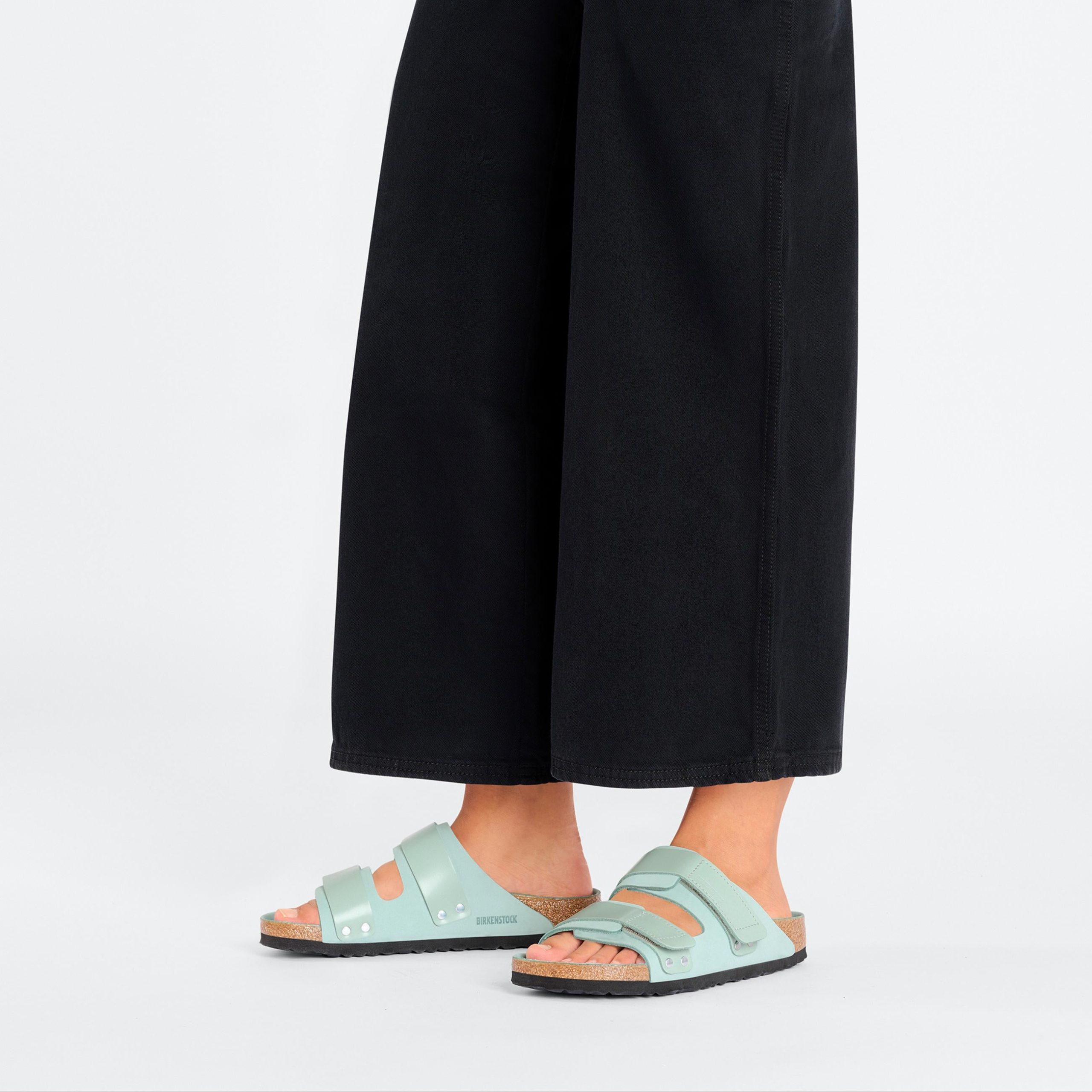 Uji High Shine Surf Green Nubuck Leather - Image 5